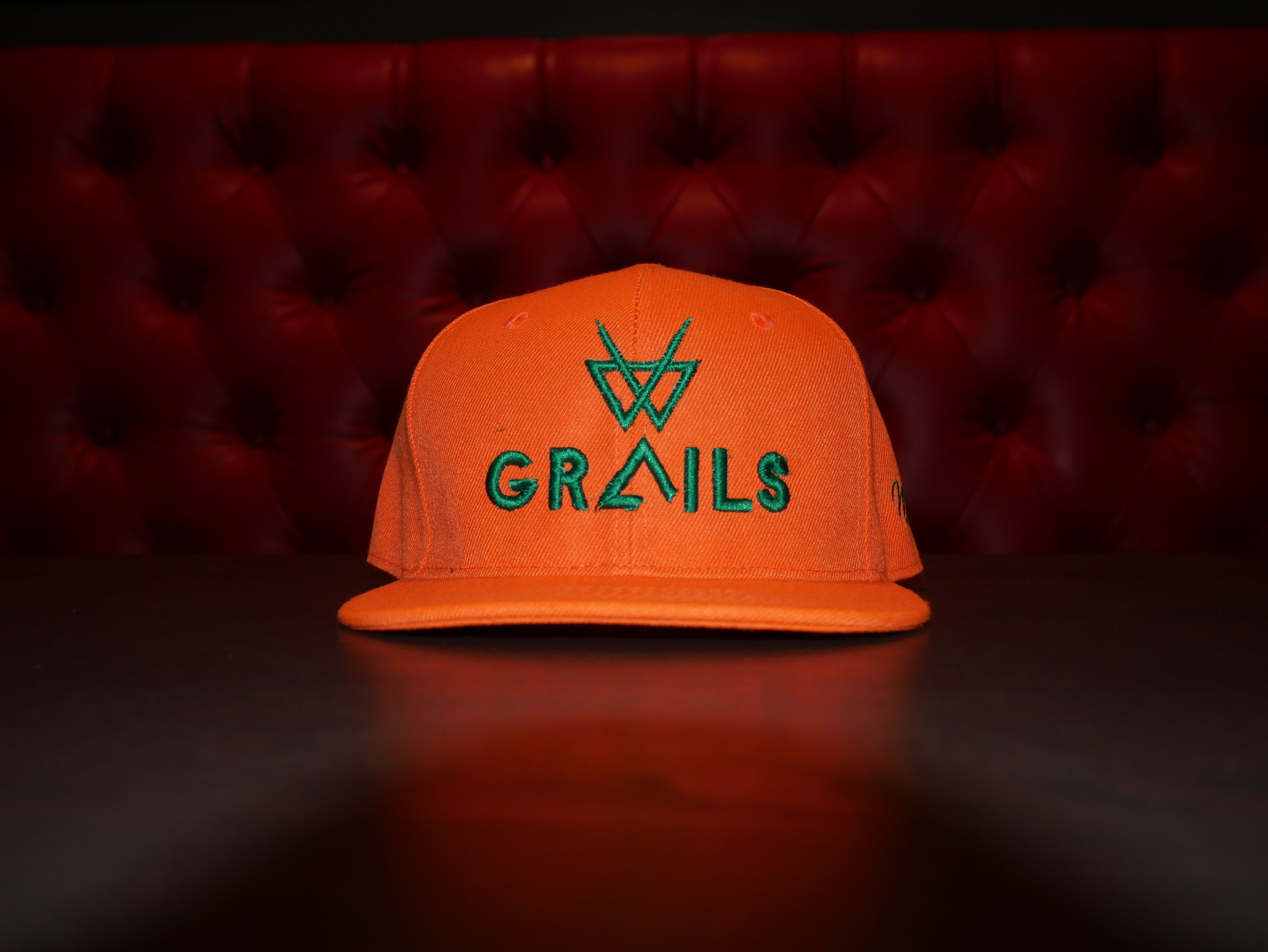 Grails Snapback - Orange & Green