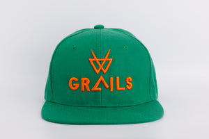 Grails Snapback - Green & Orange